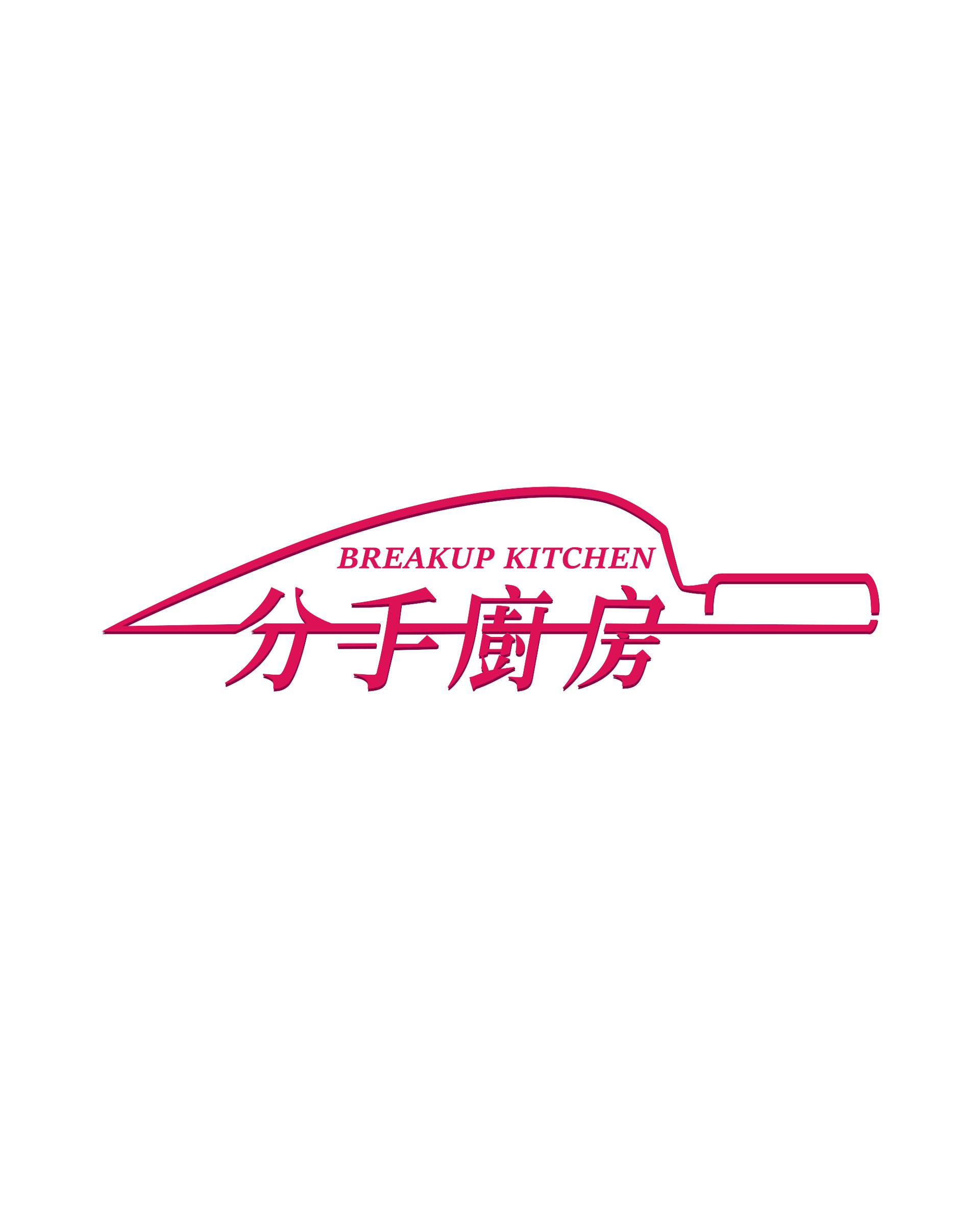 廚房的標誌，上面寫著中文