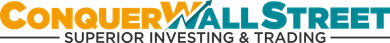 Conquer Wall Street business logo.
