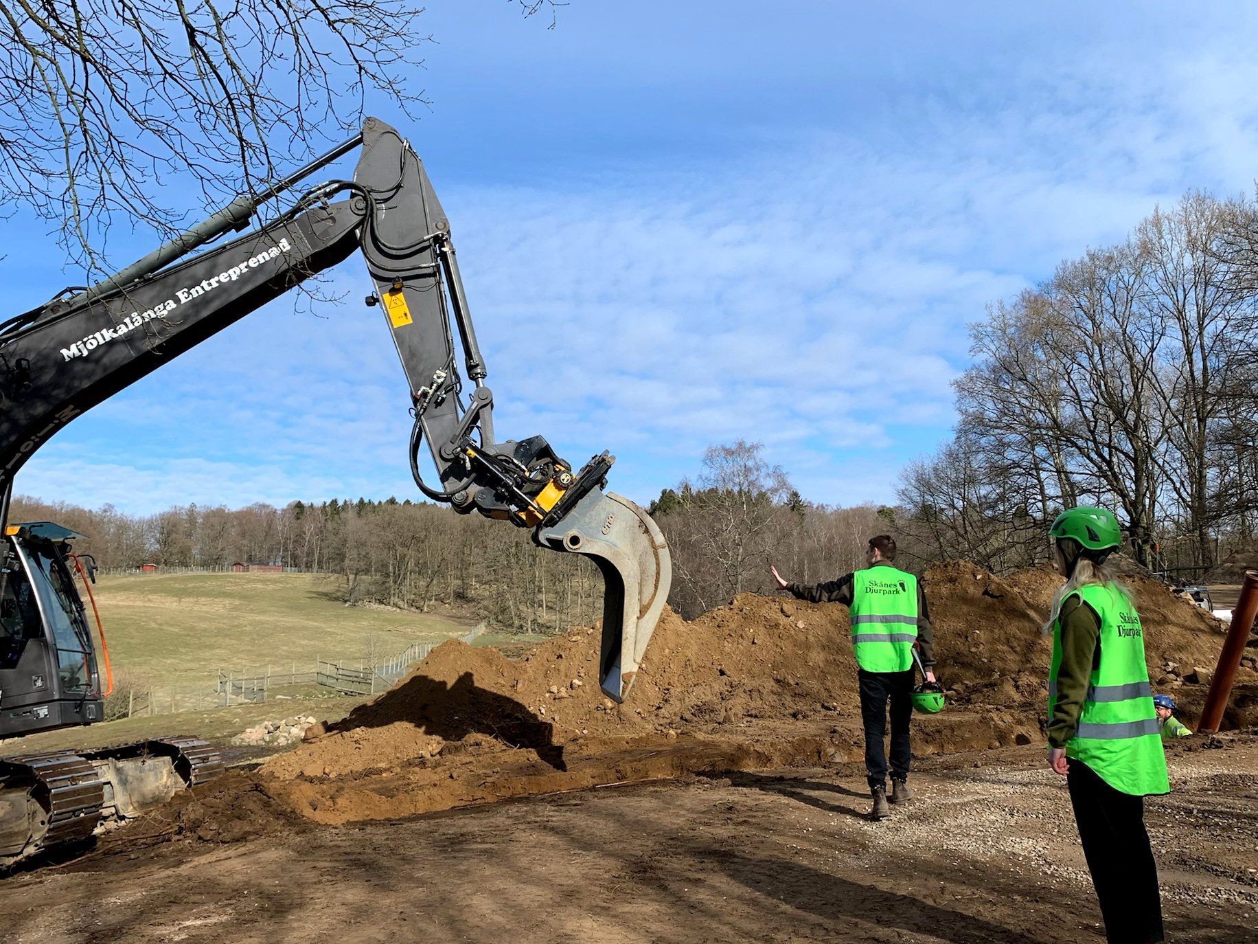 PRESSMEDDELANDE: Fr&auml;mmande f&ouml;rem&aring;l funna under gr&auml;varbete p&aring; Sk&aring;nes Djurpark