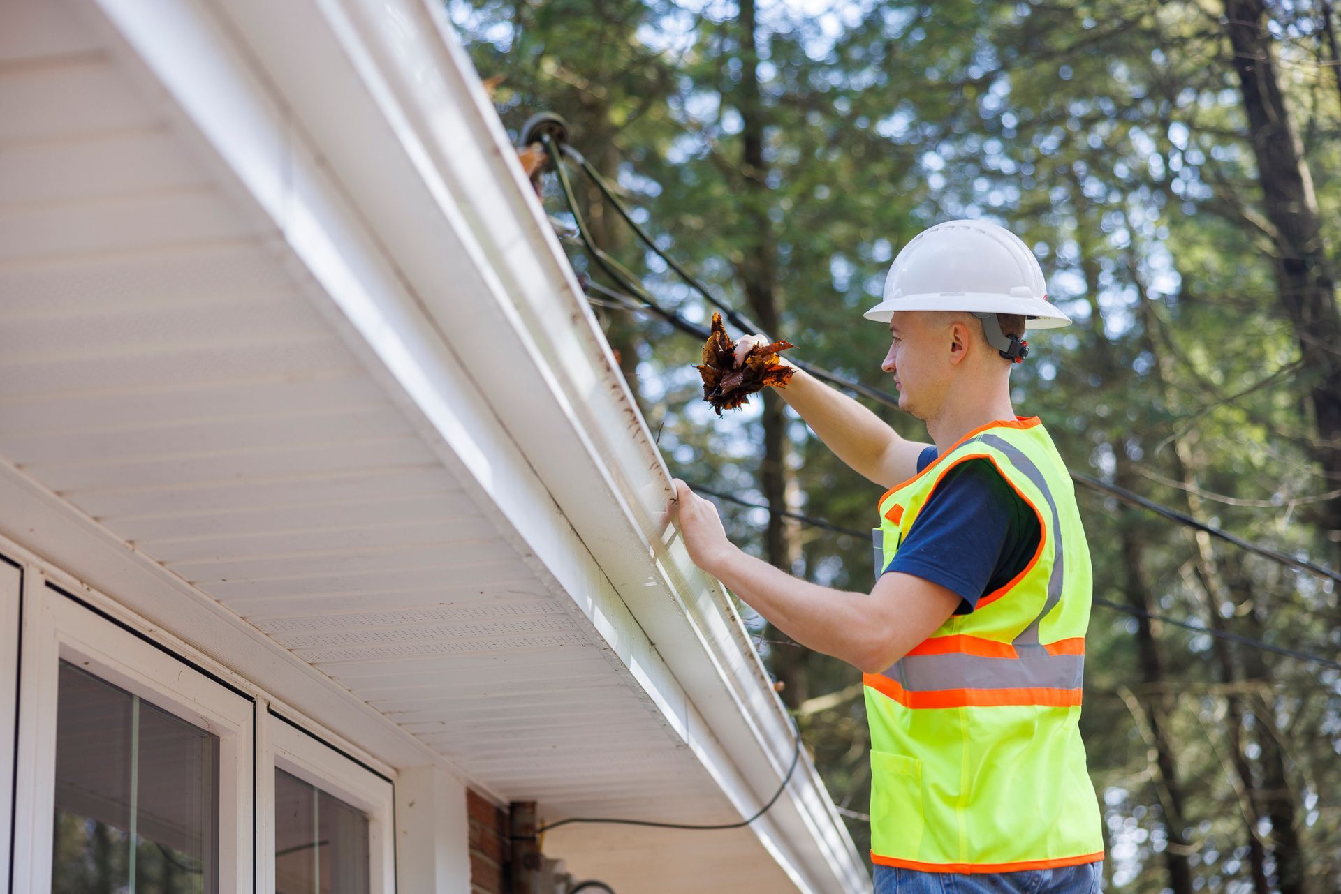 White Gutter — Douglasville, GA — Tippens Gutter Services