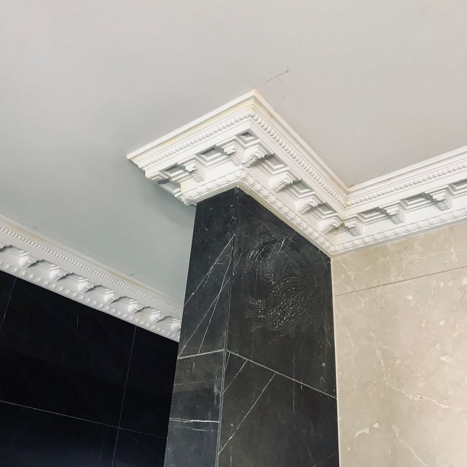 Ceiling with Decor — Manufacturing Cornices in Logan Village, QLD