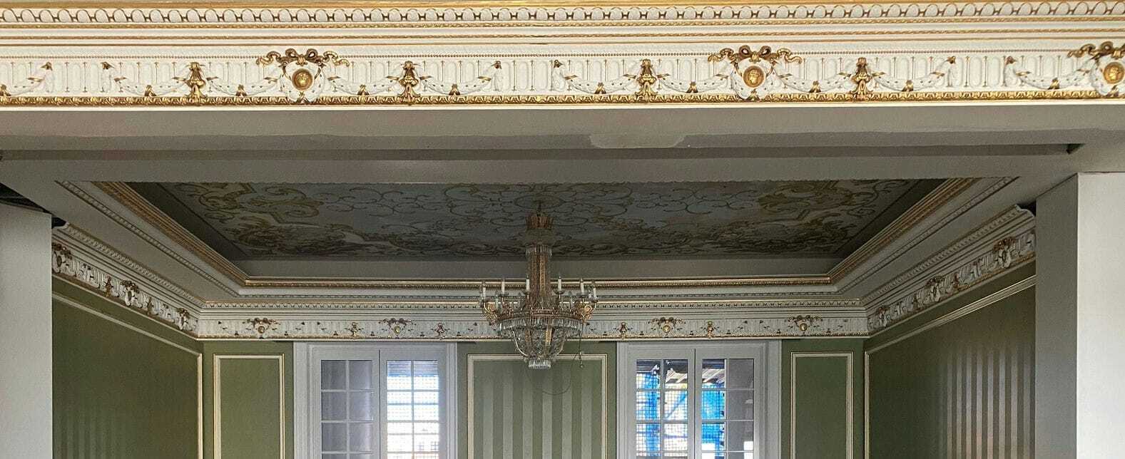 Elegant Medallion Cornice — Custom Cornices in Logan Village, QLD