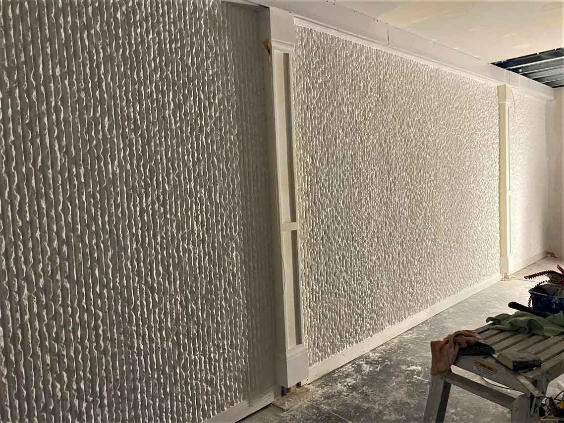 Texture white wall — Manufacturing Cornices in Logan Village, QLD