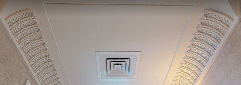 White Lattice Cornice Design — Custom Cornices in Logan Village, QLD
