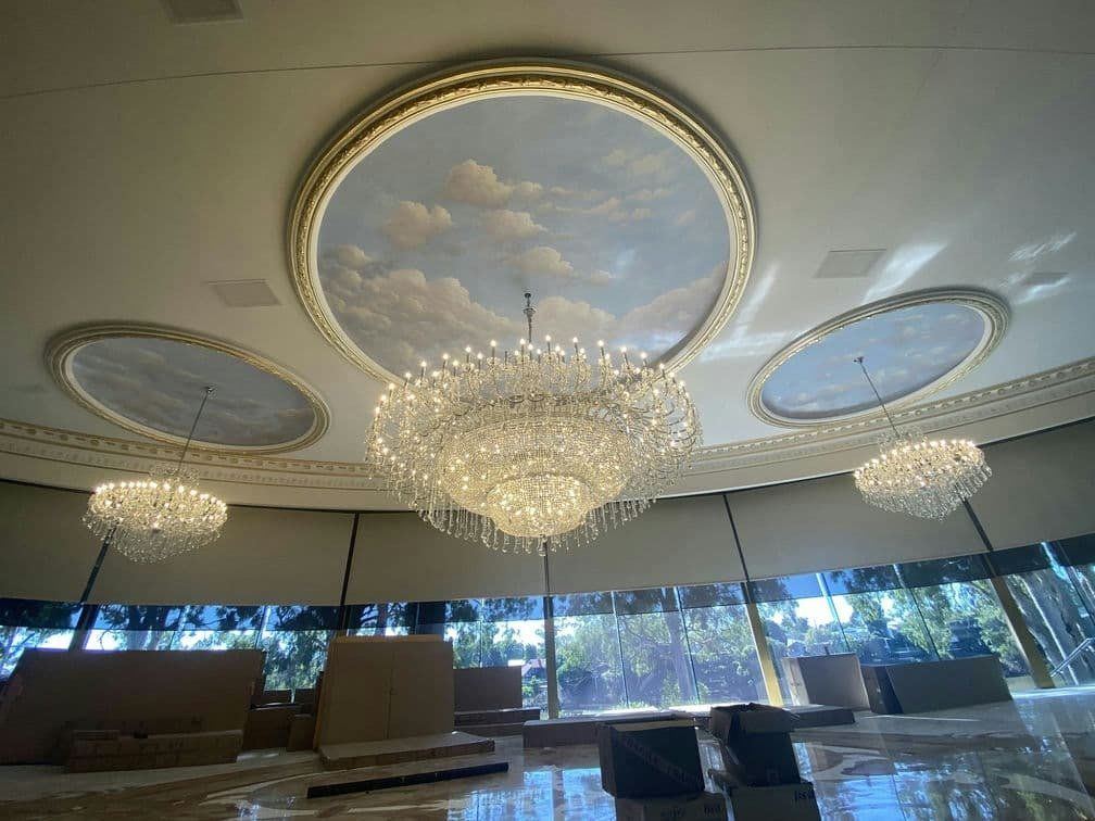 Chandelier Design — Custom Cornices in Logan Village, QLD