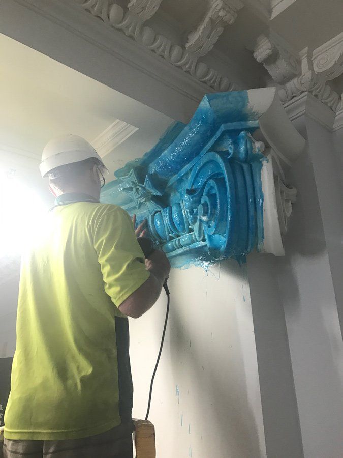 Column Cornice Design Painting — Manufacturing Cornices in Logan Village, QLD