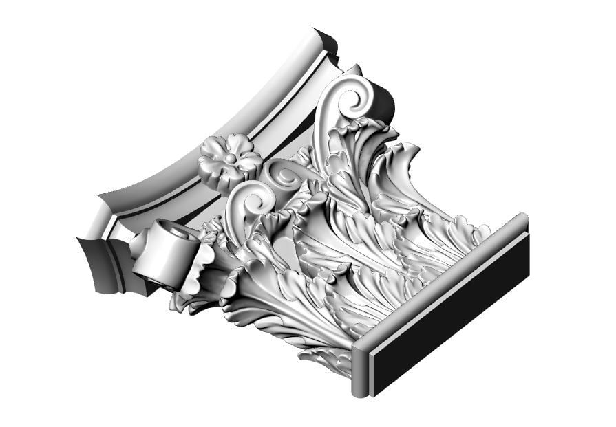 Custom Pilaster Capital Perspective — Custom Cornices in Logan Village, QLD