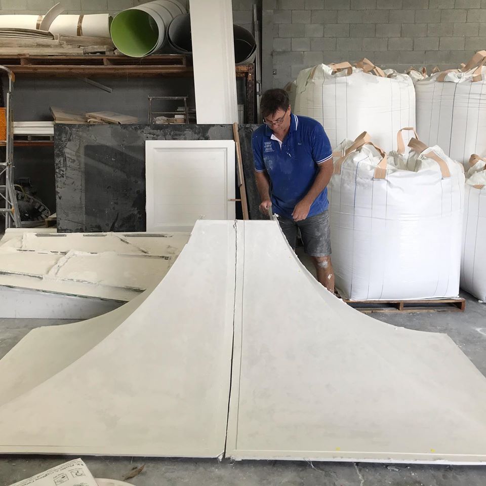 LeBain Apartments Vaulted White Designing — Custom Cornices in Logan Village, QLD