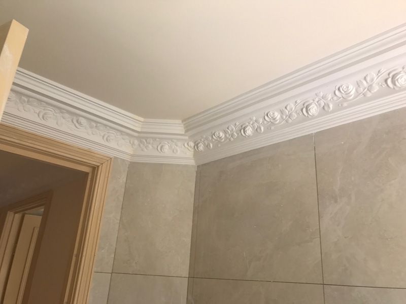 Ceiling of comfort room — Manufacturing Cornices in Logan Village, QLD