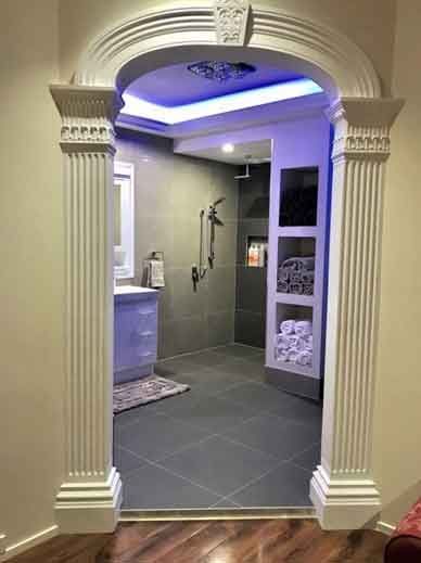 House with hallway — Manufacturing Cornices in Logan Village, QLD