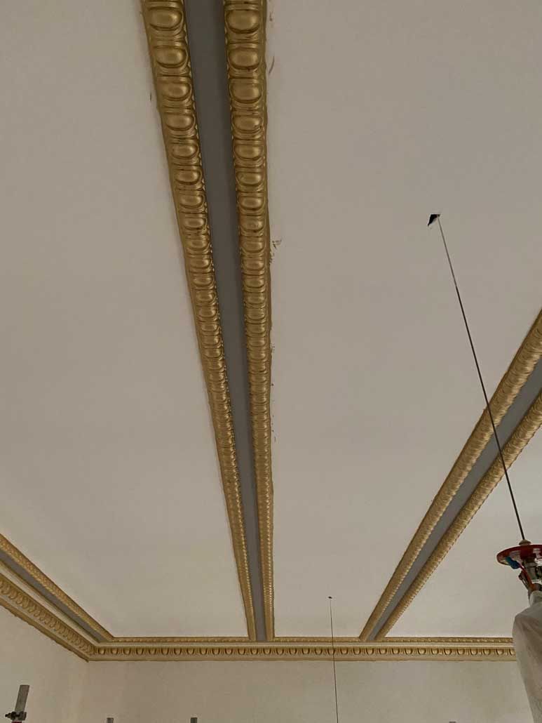 Golden line of ceiling — Manufacturing Cornices in Logan Village, QLD