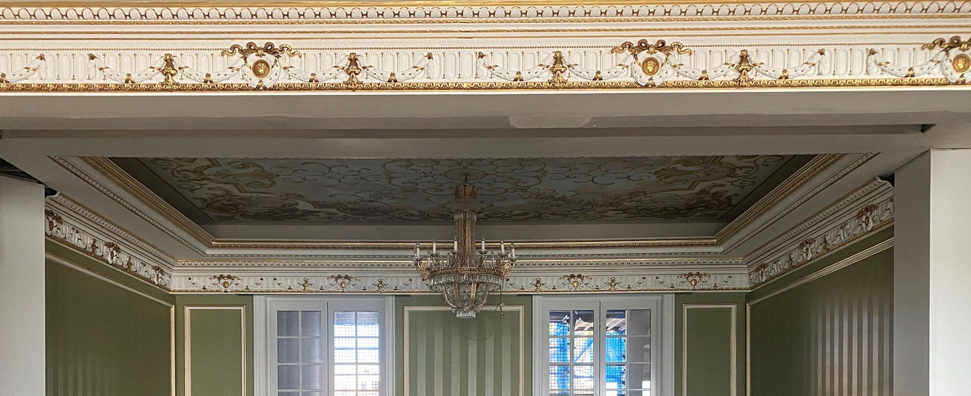 Medallion Cornice Light Trough — Custom Cornices in Logan Village, QLD
