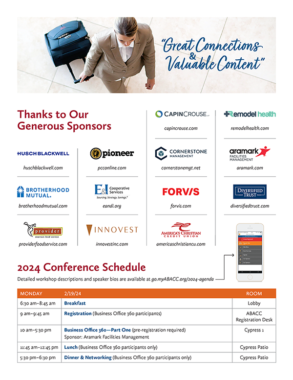 2024 ABACC Annual Conference program