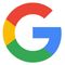 Das Google-Logo ist ein regenbogenfarbener Kreis mit dem Buchstaben G in der Mitte.
