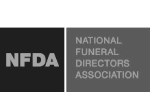 Logo for the National Funeral Directors Association (NFDA) featuring the letters