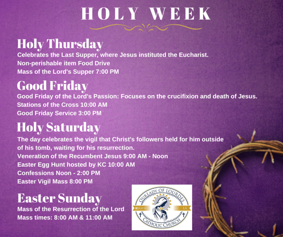 Holy Week Holy Week