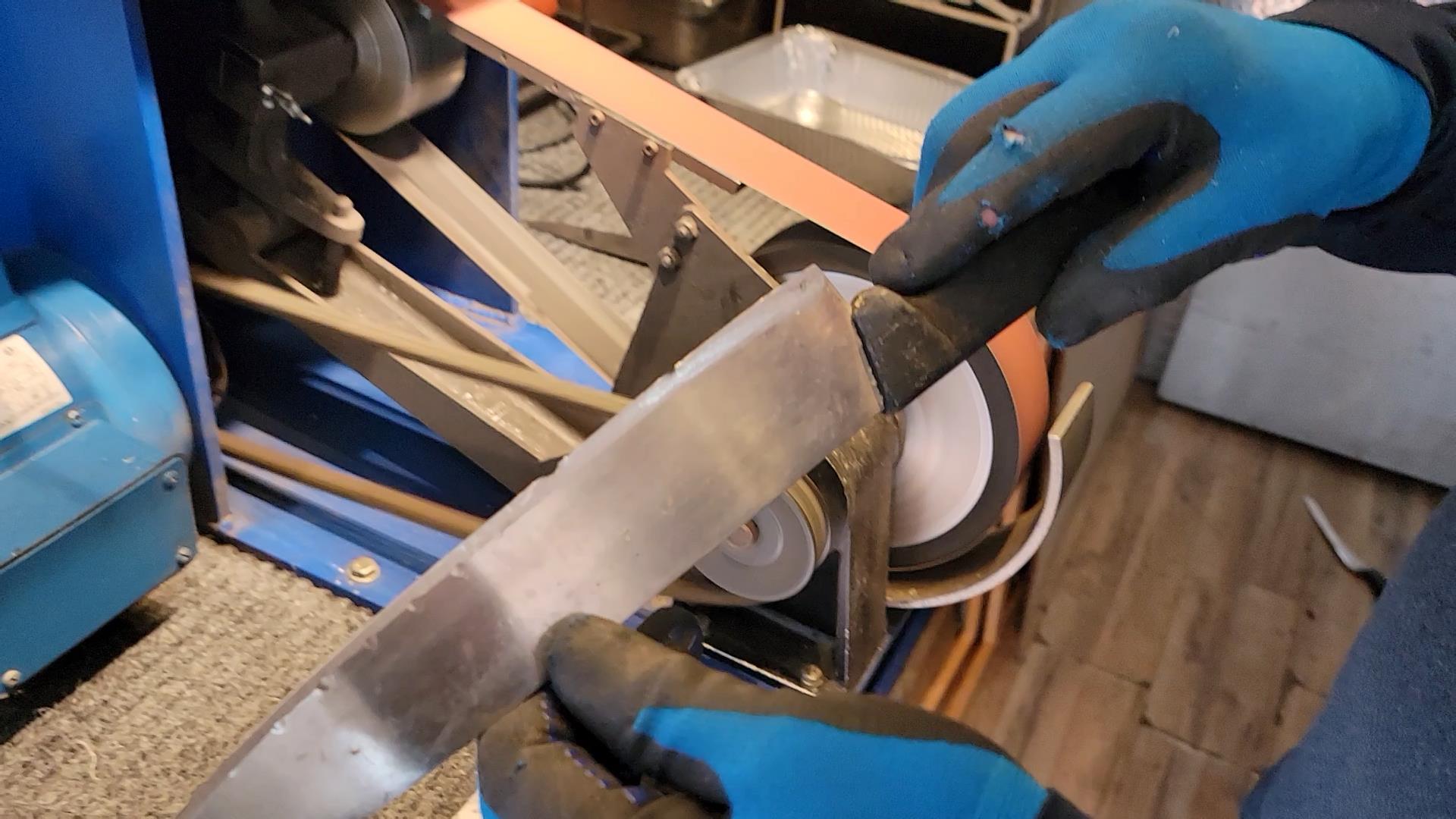 Chipped Knife Repair Before