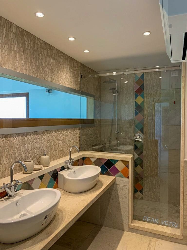 glasses for shower boxes