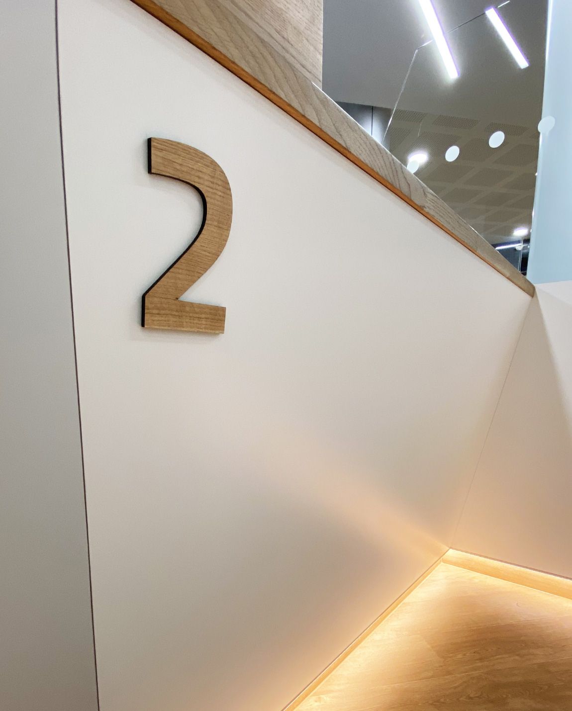 Wooden number 