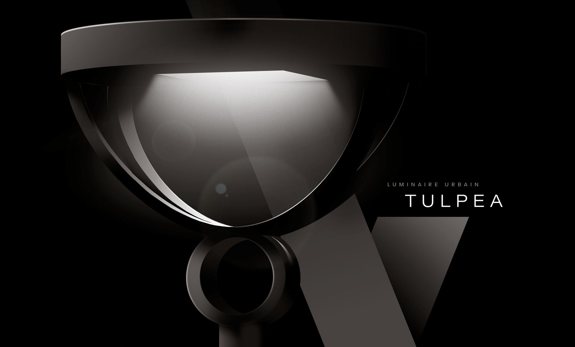 Black and white stylized image of a security camera with the word 