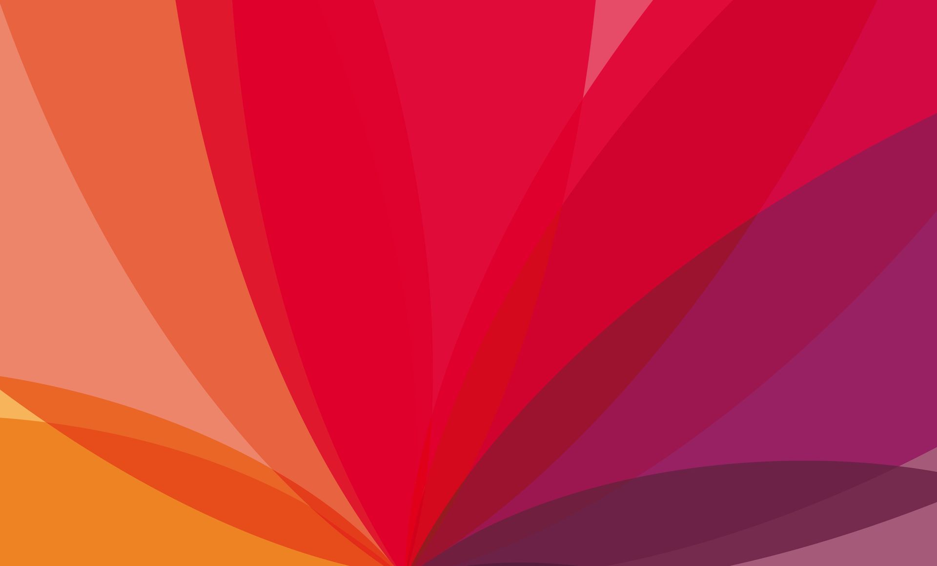 Abstract floral design in gradient hues of red, orange, and purple.