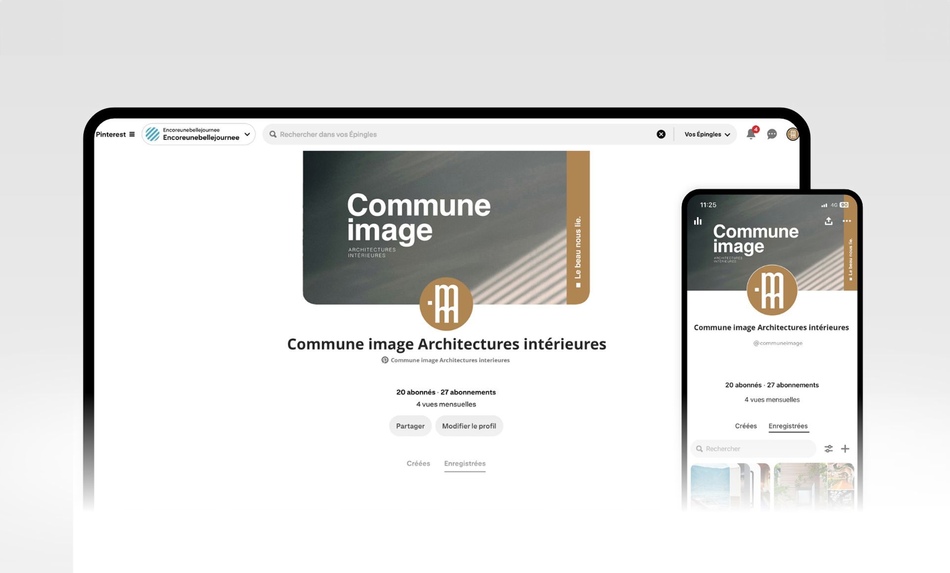A website mockup on a laptop and smartphone, showcasing a 
