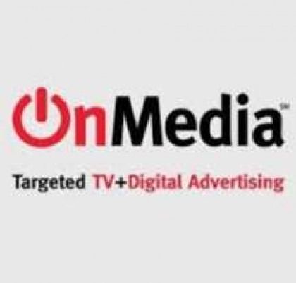 OnMedia logo with red and black text and the tagline “Targeted TV+Digital Advertising”