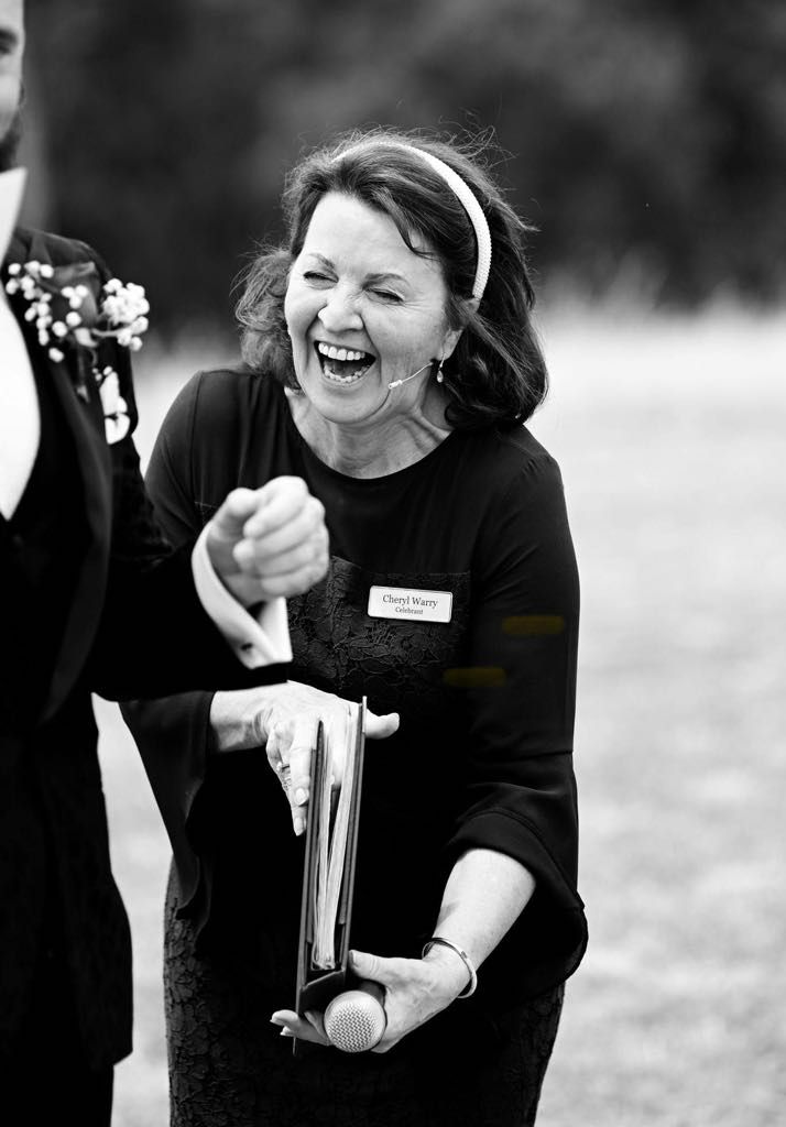 Your fun celebrant Cheryl Warry in Wangaratta