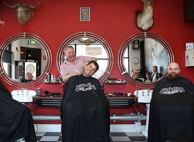 Groomsmen getting ready for the big day in Wodonga
