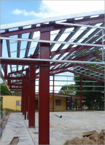 A Large Metal Structure Is Being Manufactured — Manufacturing Design Engineering in Garbutt QLD