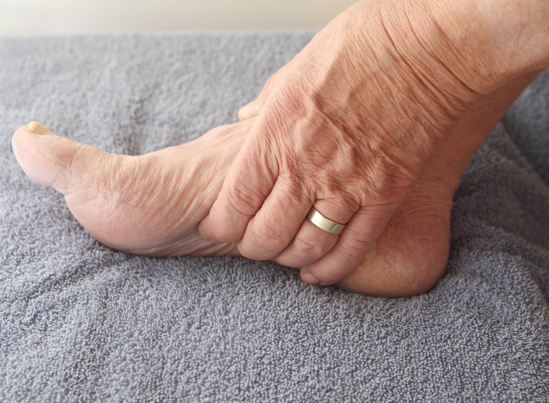 Testing Sensibility Of Foot — Evans, GA — Evans Sport & Spine Chiropractic Center