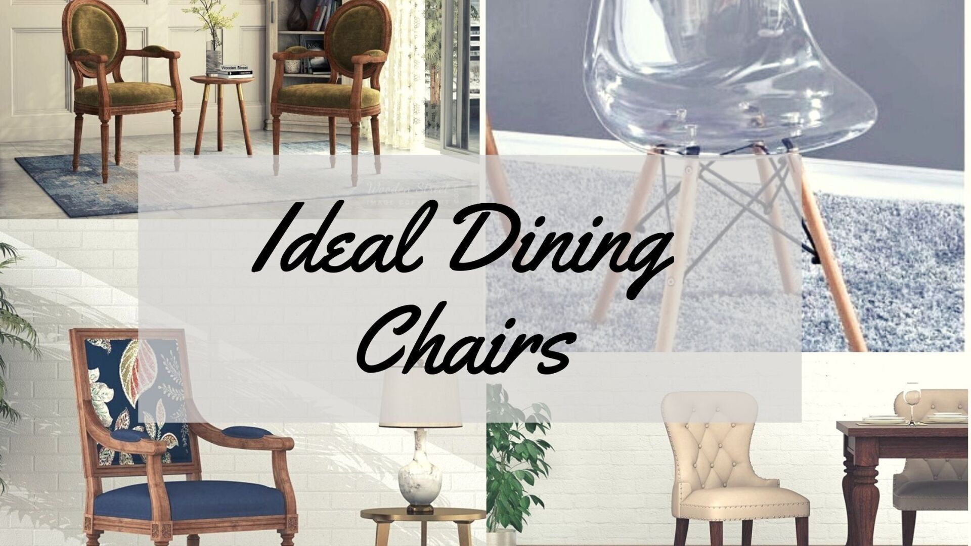 Wooden dining chairs