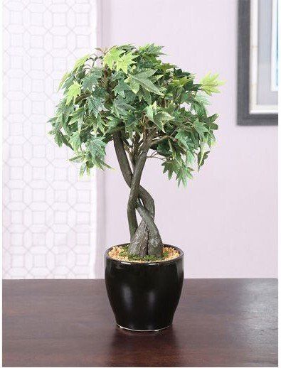 artificial plants with pots