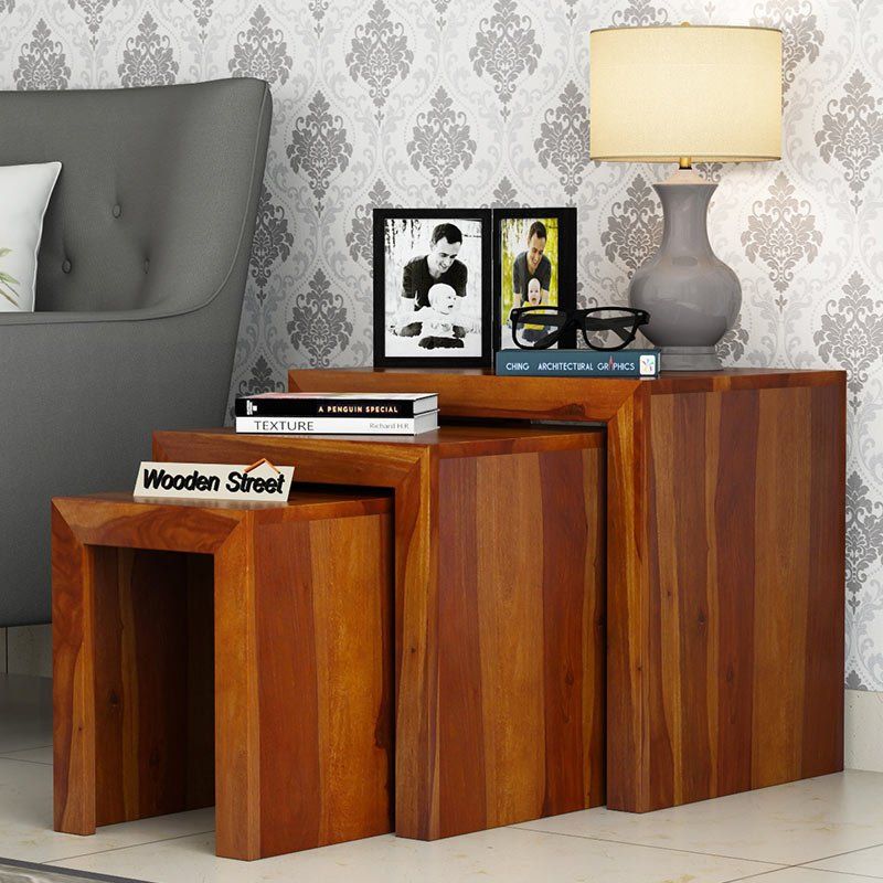 wooden tables