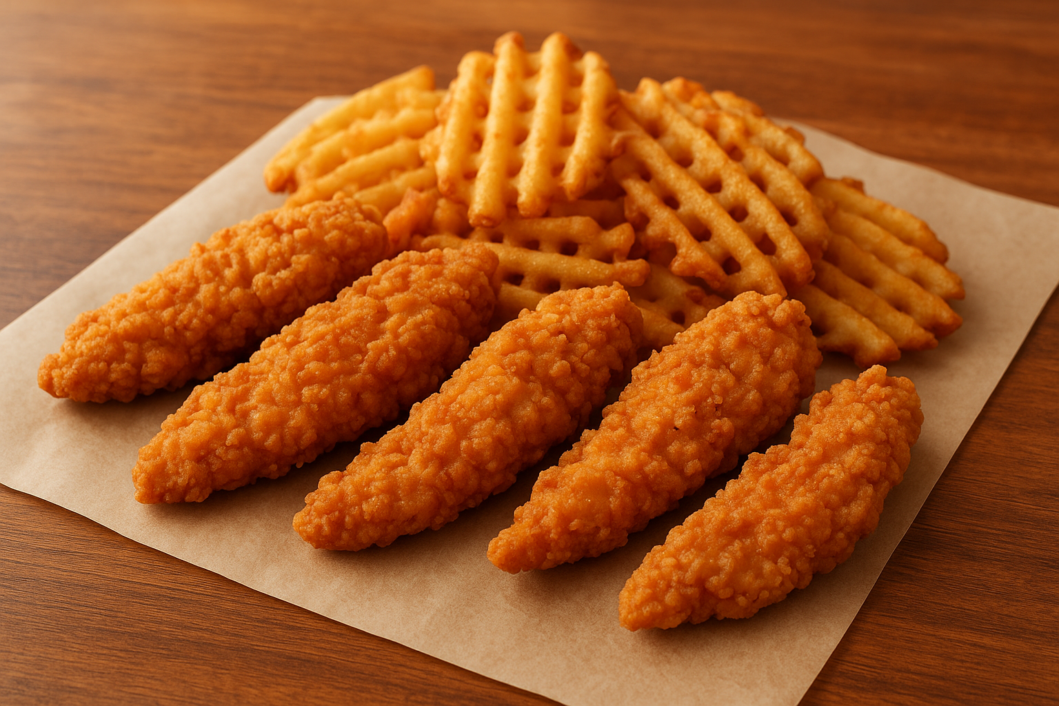 Chicken With Fries