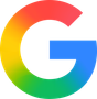 Google logo, a multicolored 
