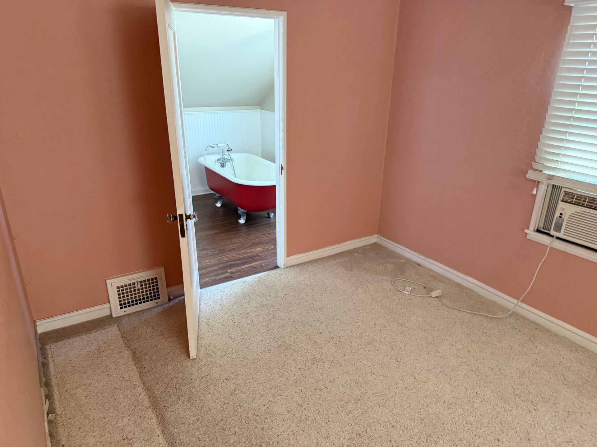 Pink bedroom after — house cleanout in Chico, CA