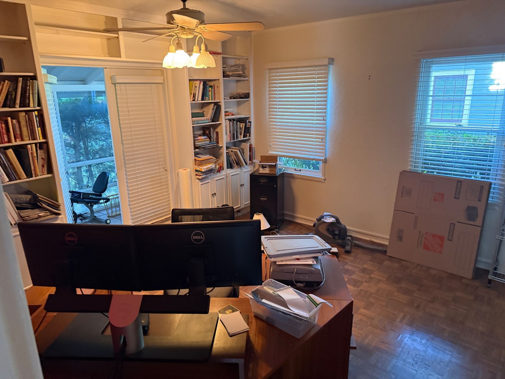 Office before — house cleanout in Chico, CA