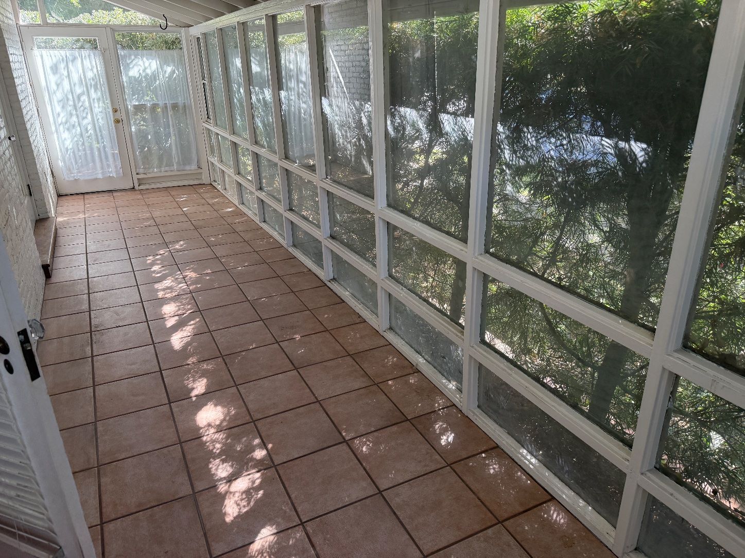 Sunroom after — house cleanout in Chico, CA
