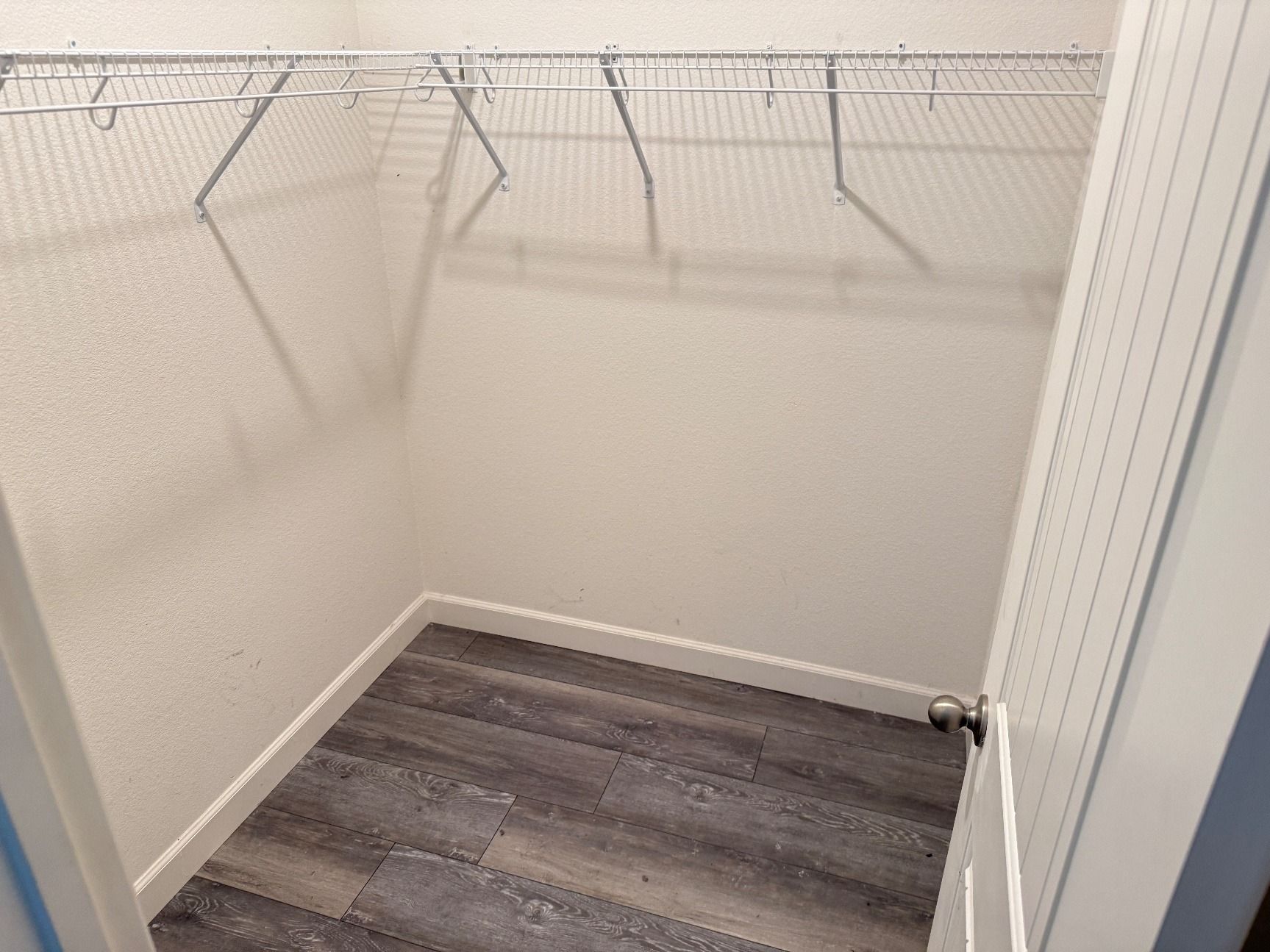 Closet emptied during a whole house cleanout in Chico, CA