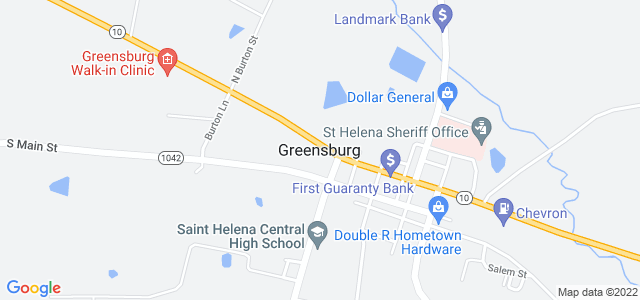 Map of business location