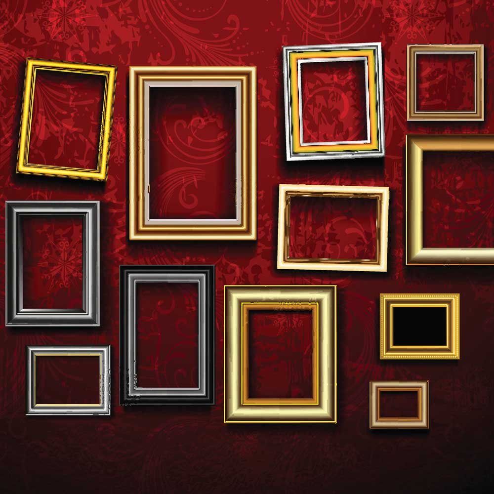 Assortment of Custom Picture Frames