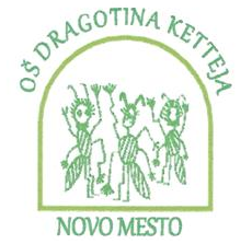 Zelen logo Osnovna šola Dragotina Ketteja, Novo Mesto