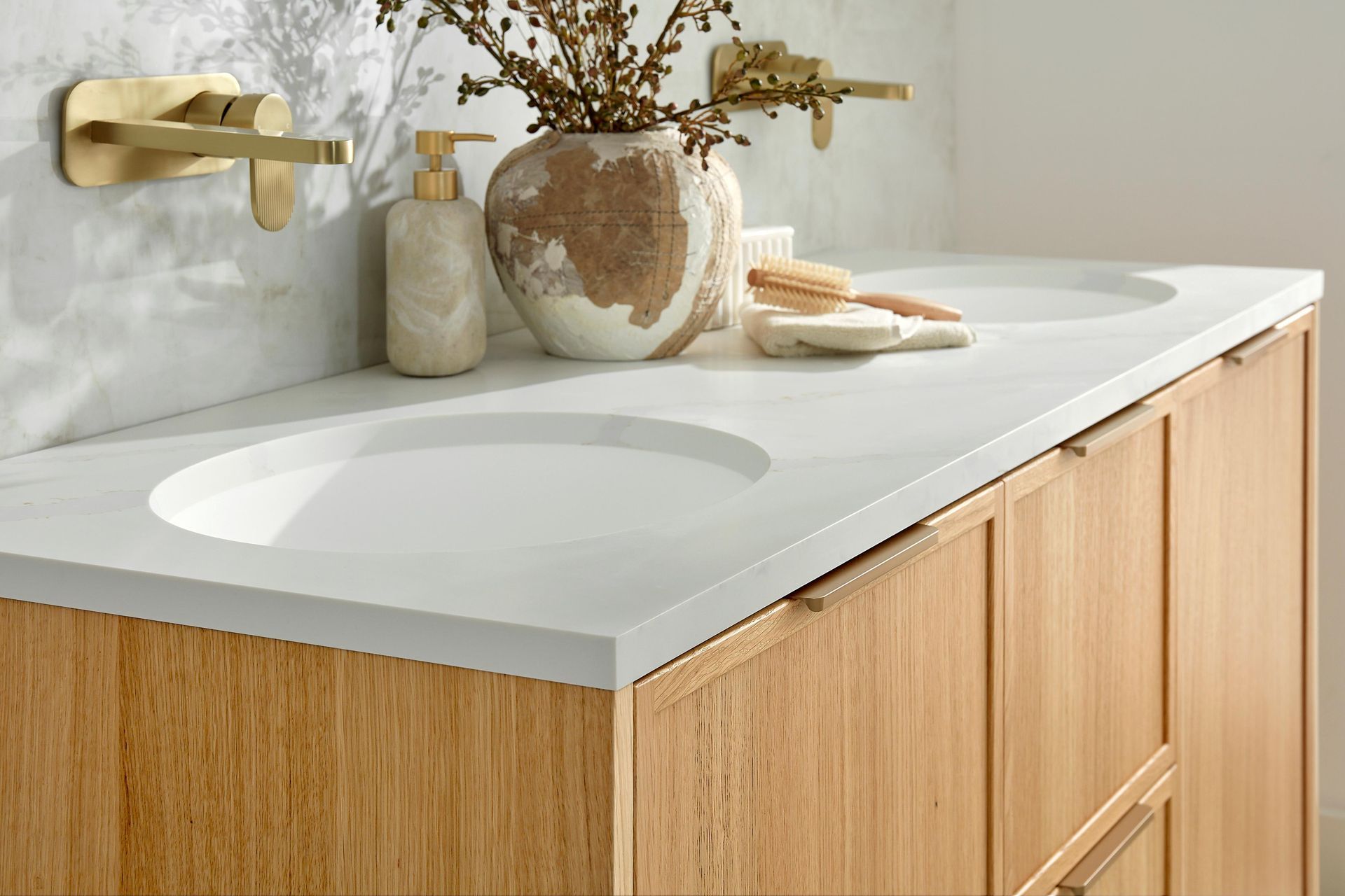 Natural Oak Bathroom Cabinet