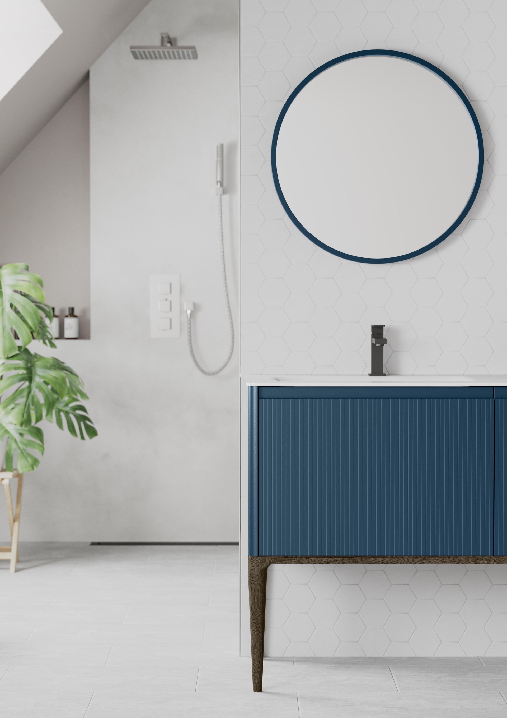 Fluted Bathroom Cabinet
Painted Bathroom Cabinet