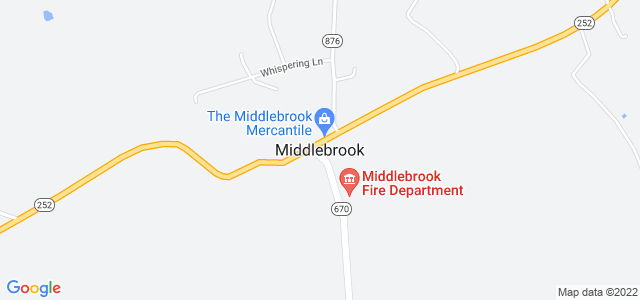 Map of business location