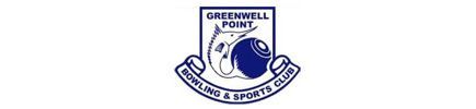 Greenwell Point Bowling & Sports Club logo featuring a bowling ball and seal.