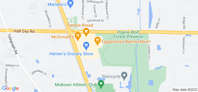 Map of business location