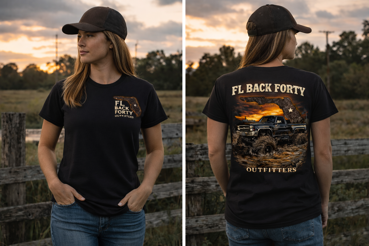 Florida Outfitters Mud Truck T-Shirt