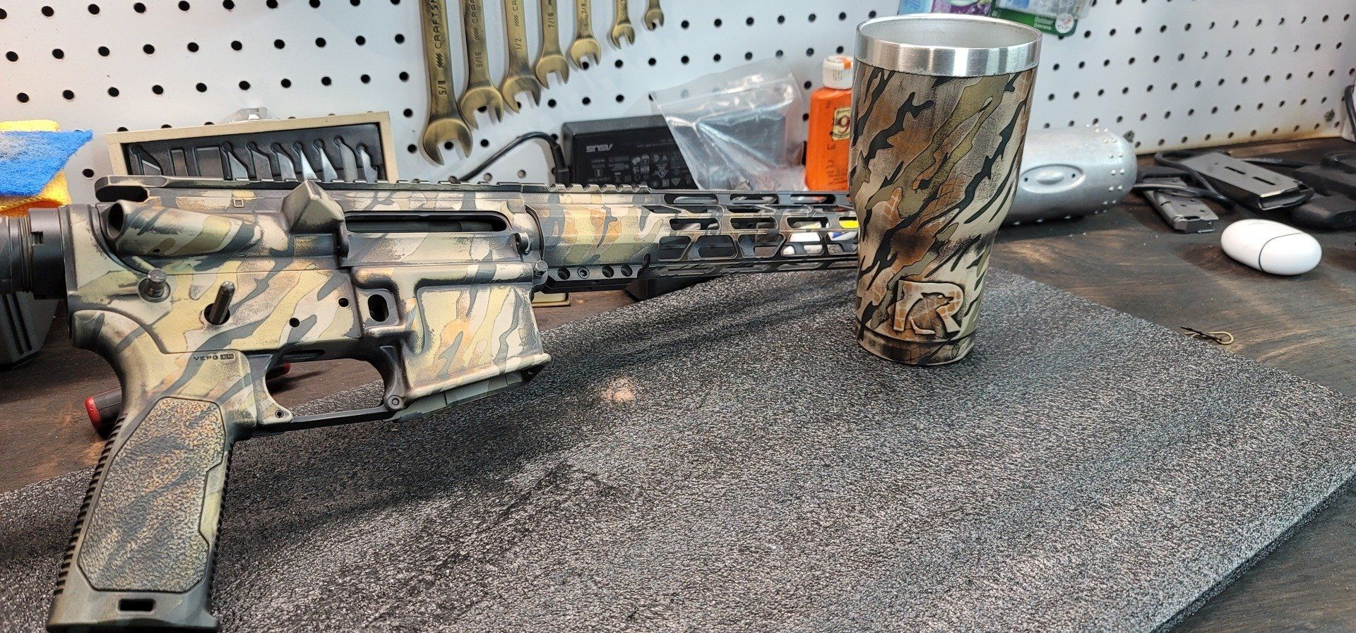 Ar15 Camo and Tumbler